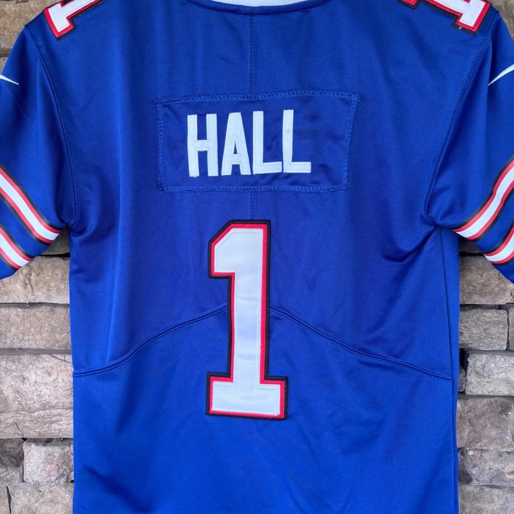 Nike NFL Buffalo Bills Hall Jersey #1 Football Sportswear Kids Size S‎